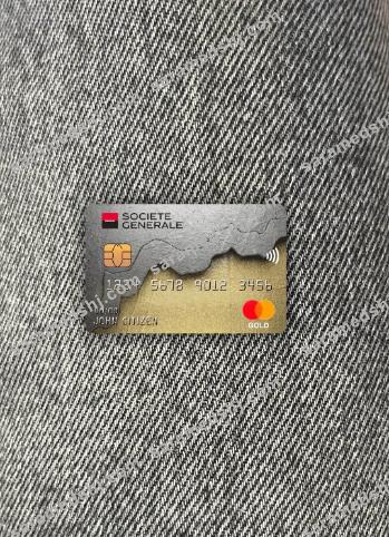 France Société générale bank mastercard photolook front